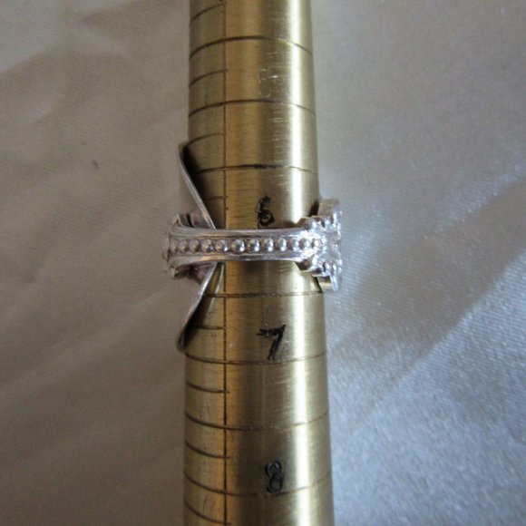 Spoon Ring size 6 Sterling silver - Hand Made- Beautiful * - Picture 7 of 10